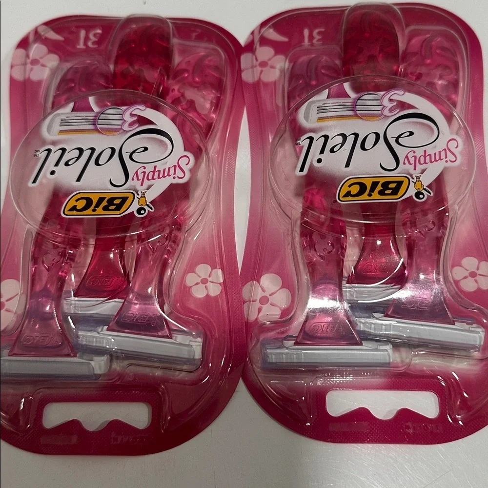 Women’s Bic Simply Soleil Disposable Razors 2 pack 3 razors each pack